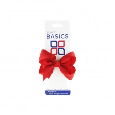 Hair Shilo Bow on Elastic Red